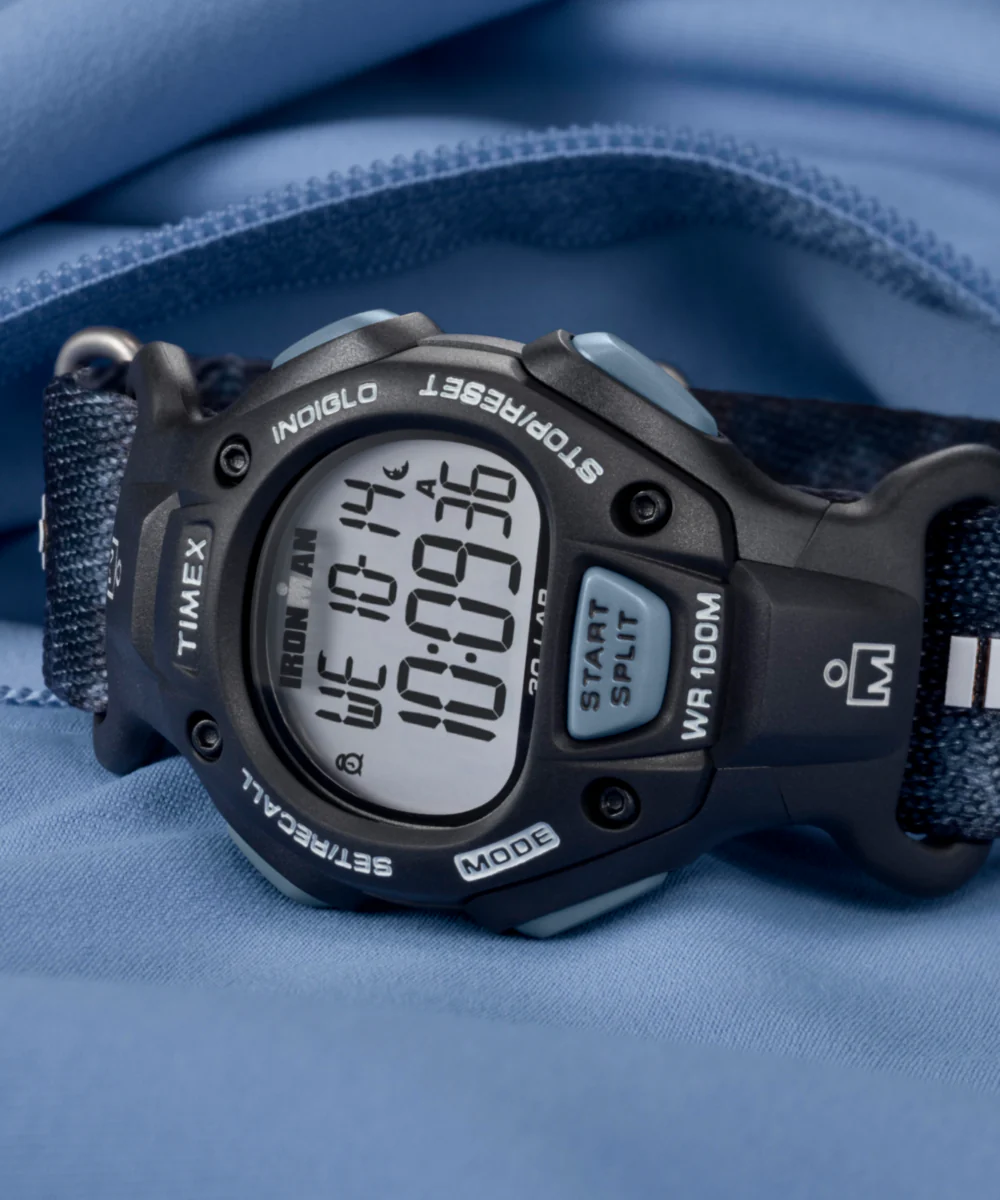 TIMEX® IRONMAN® Classic 30-Lap 38mm Recycled Fabric Strap Watch - Image 6