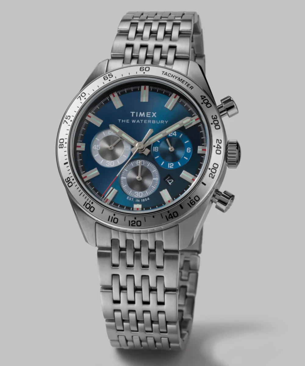Waterbury Traditional Chronograph 41mm Stainless Steel Bracelet Watch  - Image 8
